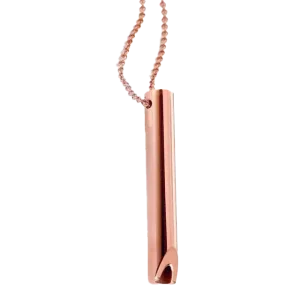 Anxiety Breathing Necklace - Rose Gold